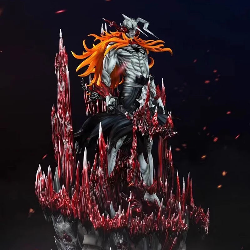 33Cm Bleach Anime Figure Kurosaki Ichigo Ulquiorra Cifer Figures 1:1 Figurine Collection Desktop Models Toys Christmas Gifts