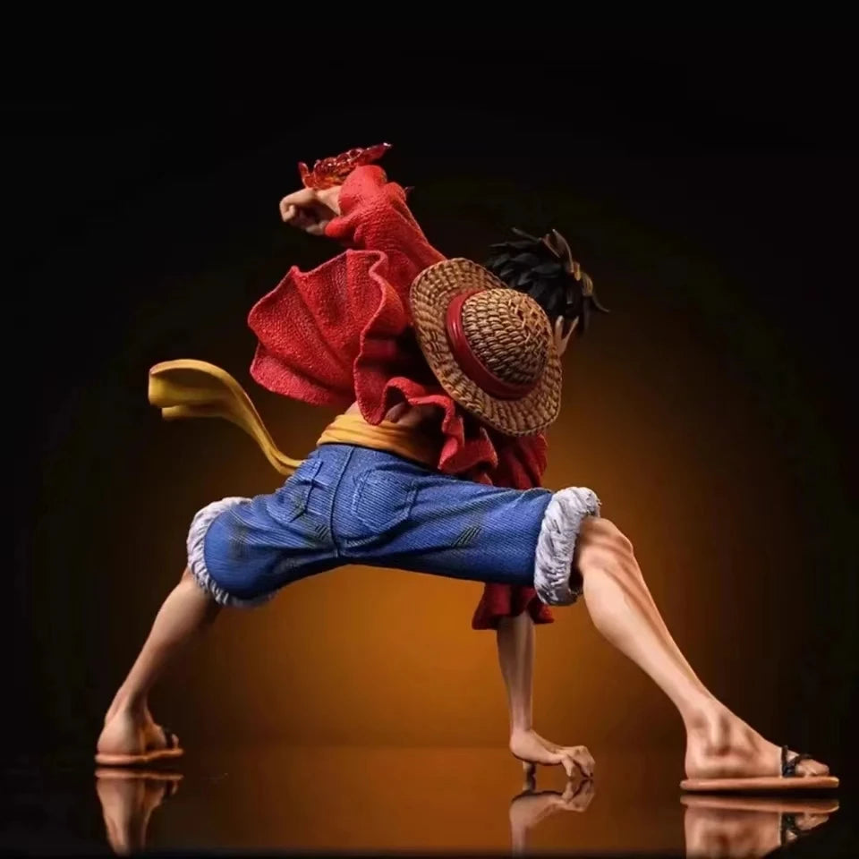18Cm One Piece Monkey D. Luffy Luffy Figures Battle Style Action Figures Anime Collection PVC Model Doll Toys Kid Birthday Gifts