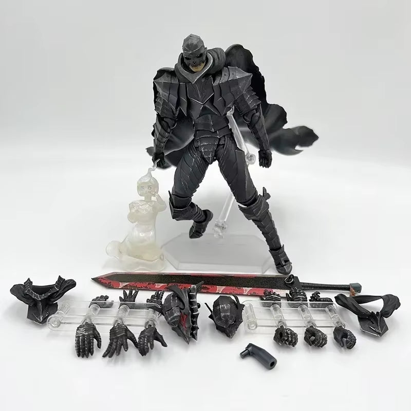 23Cm Berserk Guts Anime Figure Guts Berserker Armor Action Figure Berserk Zodd L Size Figurine Collectible Model Doll Toys Gifts