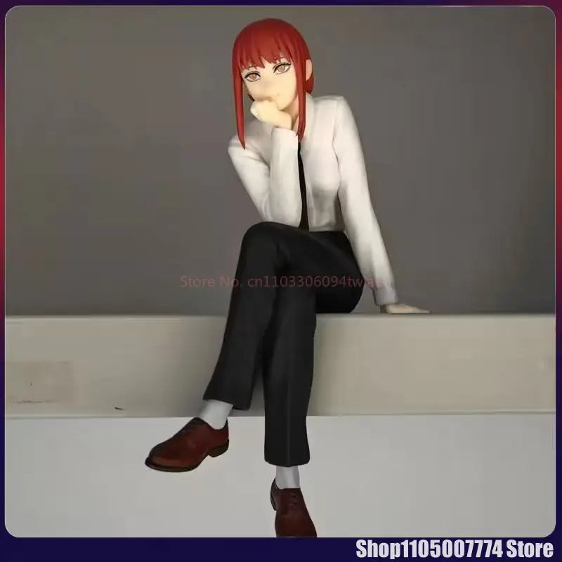 Chainsaw Man Figure Makima Anime 14Cm Noodle Stopper Figure Model Toys for Birthday Gifts Dropshipping