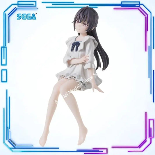 In Stock Genuine SEGA Tokidoki Bosotto Russia-Go De Dereru Tonari No Alya-San Suou Yuki Premium Chokonose Figure Anime Cartoon
