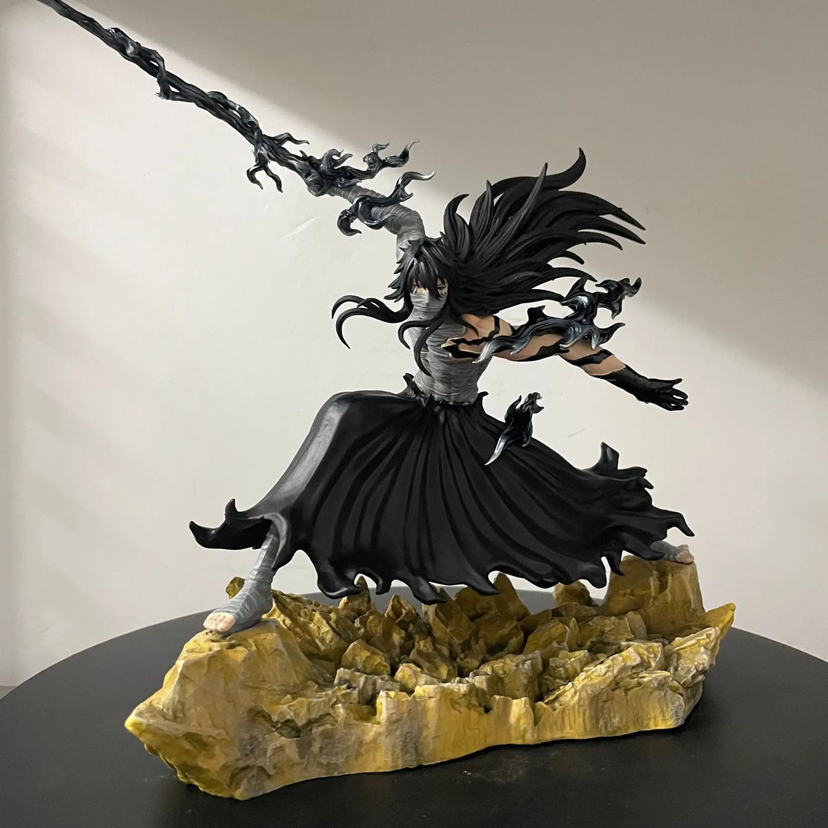 ‌Bleach Anime Ichigo Kurosaki 24Cm Moonless Combat Figure Model Statue Collectible Desktop Decor for Gift