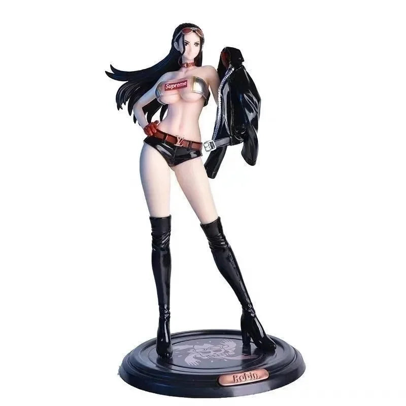 18Cm Boa Hancock Nico Robin Nami Anime Figure Sexy Beautiful Girl Manga Statue Action Figurine Collectible Model Toys