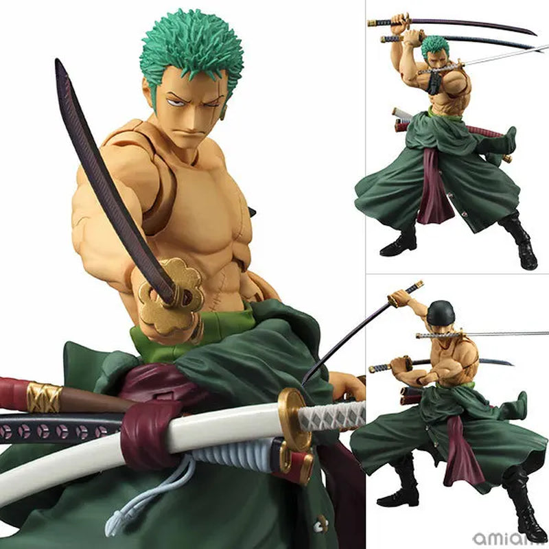 Anime One Piece 18Cm BJD Zoro Joints Moveable PVC Action Figure Model Toys