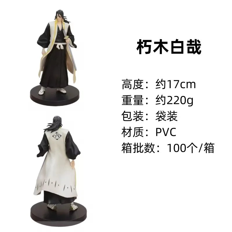 18.5Cm Anime BLEACH Kuchiki Rukia Action Figure Collectible Model Toys Japanese Dolls Desktop Decorations PVC Standing Figures