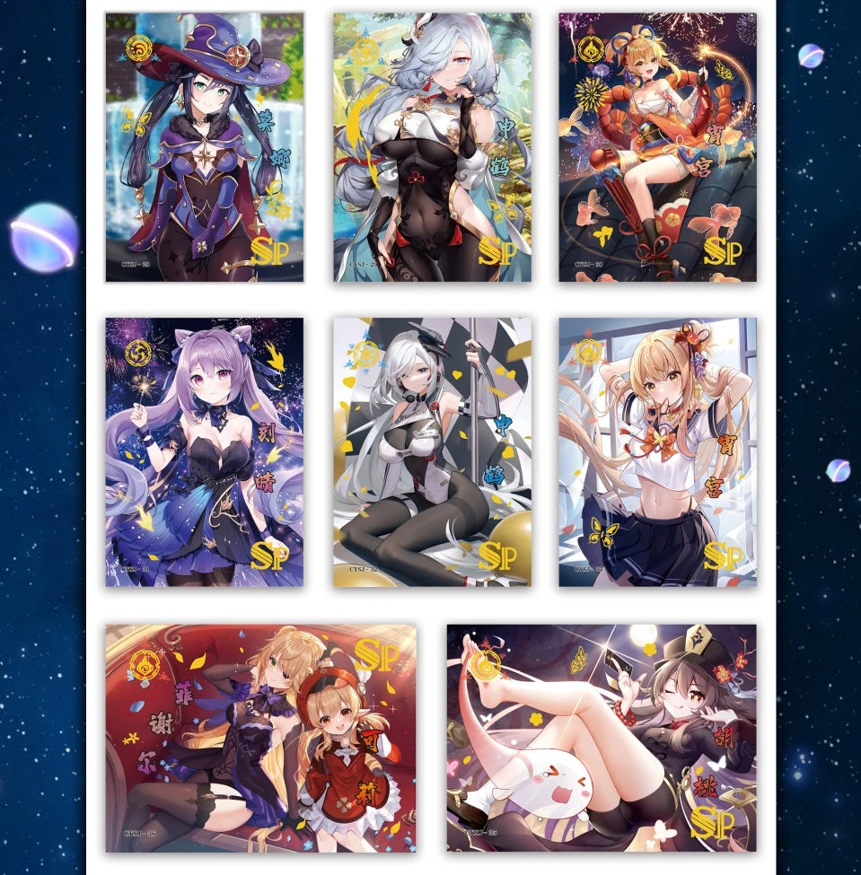 Japan Zero Anime Beauties Collection Cards for Children Goddess Alliance ACG Bikini Swimsuit Beauty Anime Figure Kids Table Toys