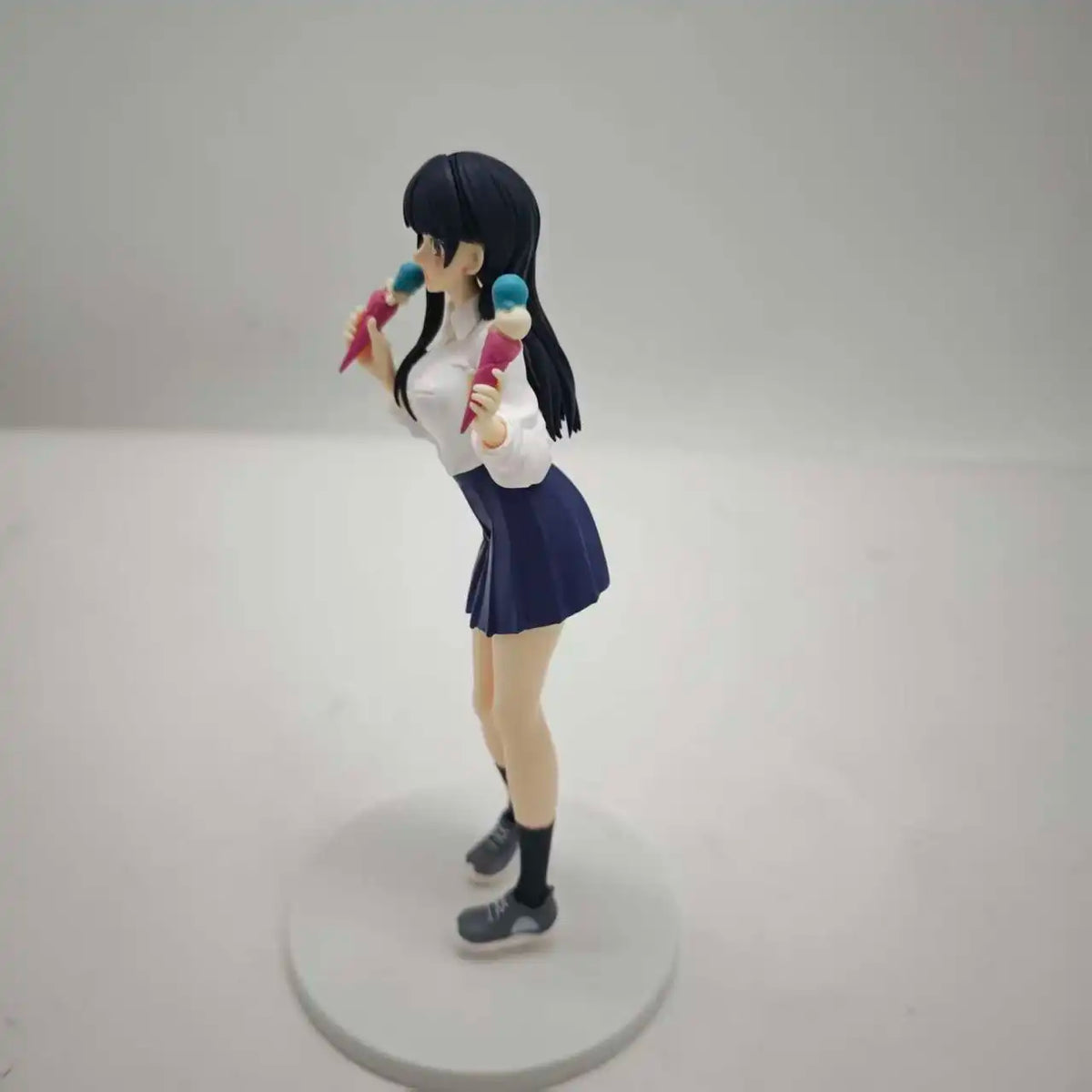 Yamada Anna with Icecream Cute Girls PVC Figure Model Toys Gift 18Cm