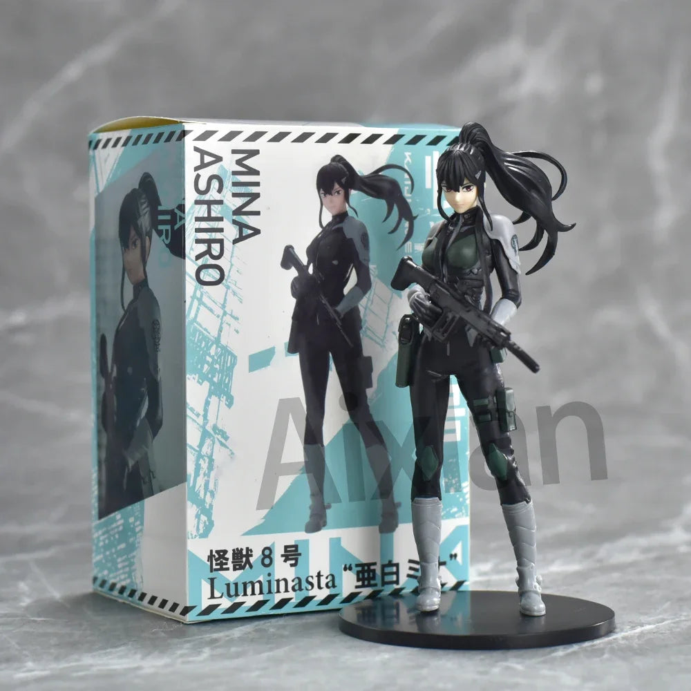Aixlan Kaiju No. 8 Figure Ashiro Mina 18Cm Kaiju PVC Action Figure Amine Thanksgiving Gift Collectible Figurine