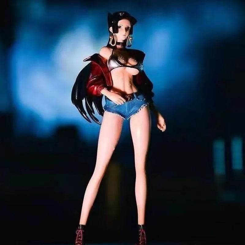 18Cm Boa Hancock Nico Robin Nami Anime Figure Sexy Beautiful Girl Manga Statue Action Figurine Collectible Model Toys