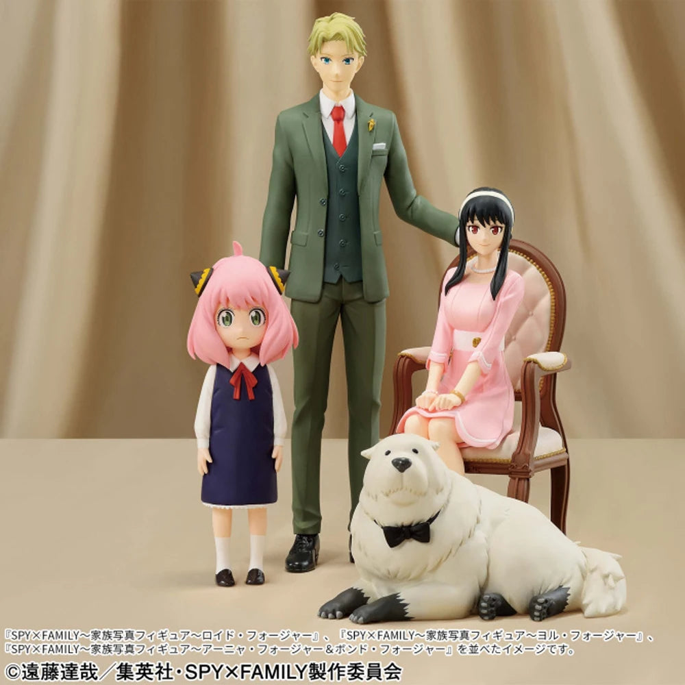 Original in Stock BANPRESTO Anime Spyxfamily Yor Forger Bond Forger Loid Forger Anya Forger Figure Model Genuine Boxed Toy
