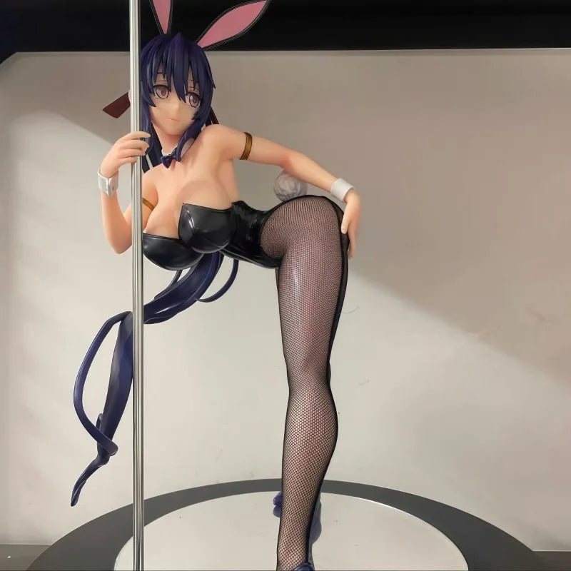 40Cm  Dxd Figure Himejima Akeno Sexy Bunny Girl Anime Collection Model Desktop Ornament Decorations Holiday Gift Toys