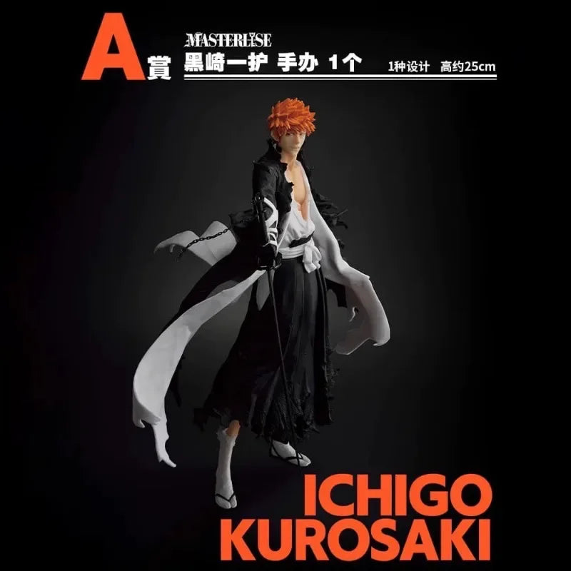 Original Ichiban Kuji Anime Bleach Sennen Kessen-Hen Kurosaki Ichigo Kuchiki Byakuya Zaraki Kenpachi Action Figure Toys