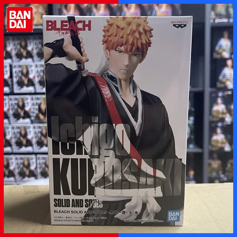 In Stock  Banpresto Original Anime Bleach Figure Ichigo Kurosaki Zaraki Kenpachi Hitsugaya Toushirou Soi Fon Model Toys