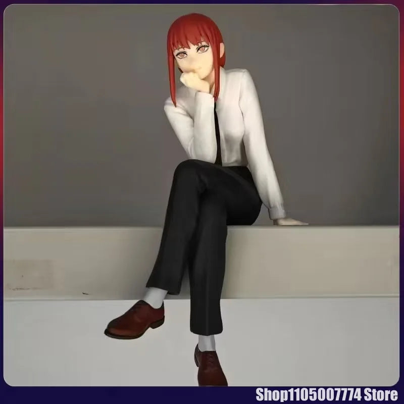 Chainsaw Man Figure Makima Anime 14Cm Noodle Stopper Figure Model Toys for Birthday Gifts Dropshipping