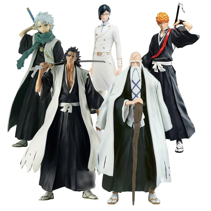 18.5Cm Anime BLEACH Kuchiki Rukia Action Figure Collectible Model Toys Japanese Dolls Desktop Decorations PVC Standing Figures