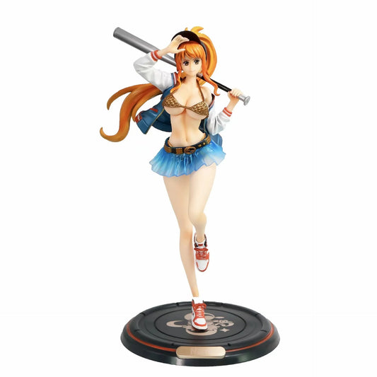 18Cm One Piece Nami Anime Figure Thief Cat Nami Figurine Pvc Statue Model Dolls Collectible Room Ornament Children Toys Gifts