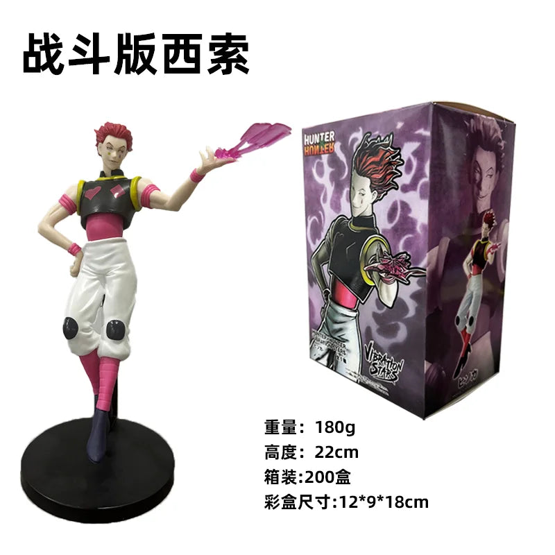 Anime Hunter X Hunter Hisoka Action Figure Gon Freecss & Killua Zoldyck Figurine Statue Collection Model Doll Toys Hobbies