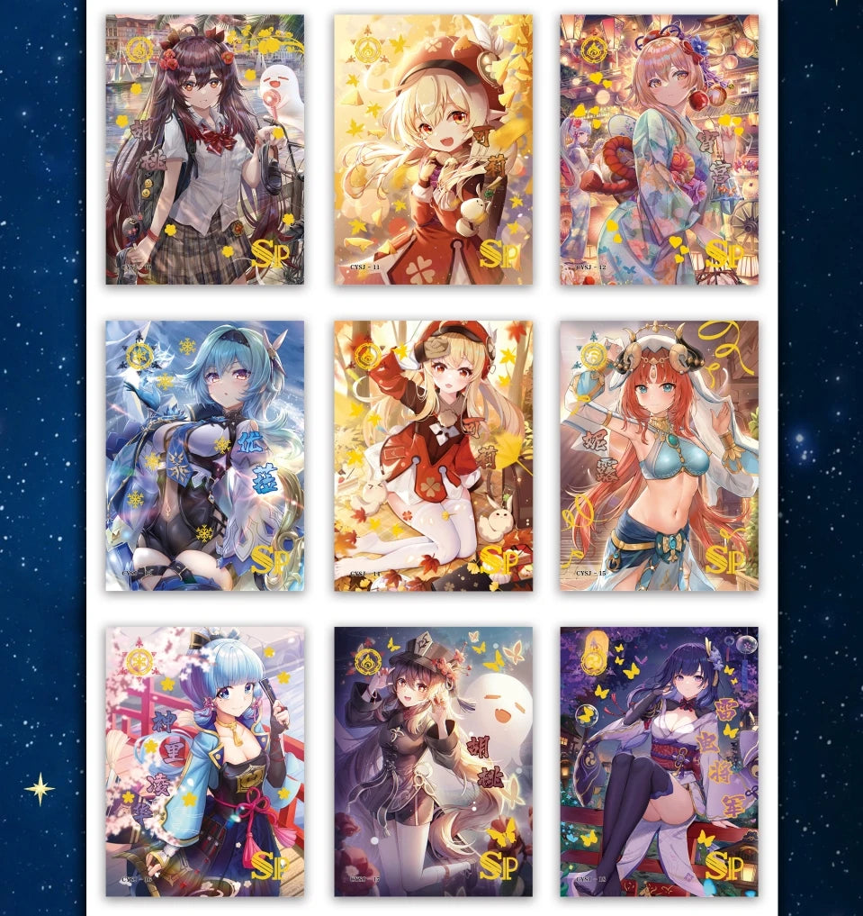 Japan Zero Anime Beauties Collection Cards for Children Goddess Alliance ACG Bikini Swimsuit Beauty Anime Figure Kids Table Toys