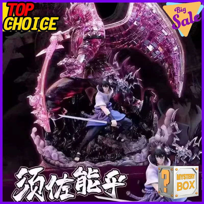 Naruto Anime Figure Kakashi Hatake Sasuke Uchiha 15-30 CM Blind Box Lucky Mystery Box Collection Gift for Fans Best Present