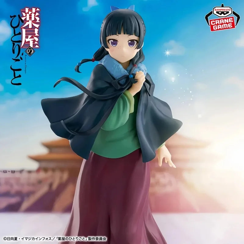 In Stock Banpresto  the Apothecary Diaries Maomao about 20Cm Cloak Standing Figure Model Gifts WY