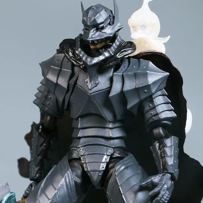 16Cm Figma Sp-046 Berserk Guts Berserker Armor Review Anime Figure Armor of Berserk Action Figure Adult Model Toy Doll