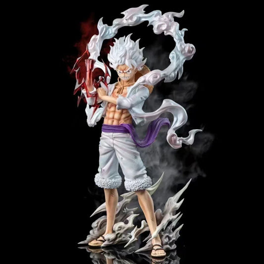 25Cm One Piece Anime Figure 5 Gear Luffy Figure Nika Luffy Figure Pvc Model Statue Collection Decoration Ornaments Toys Gifts