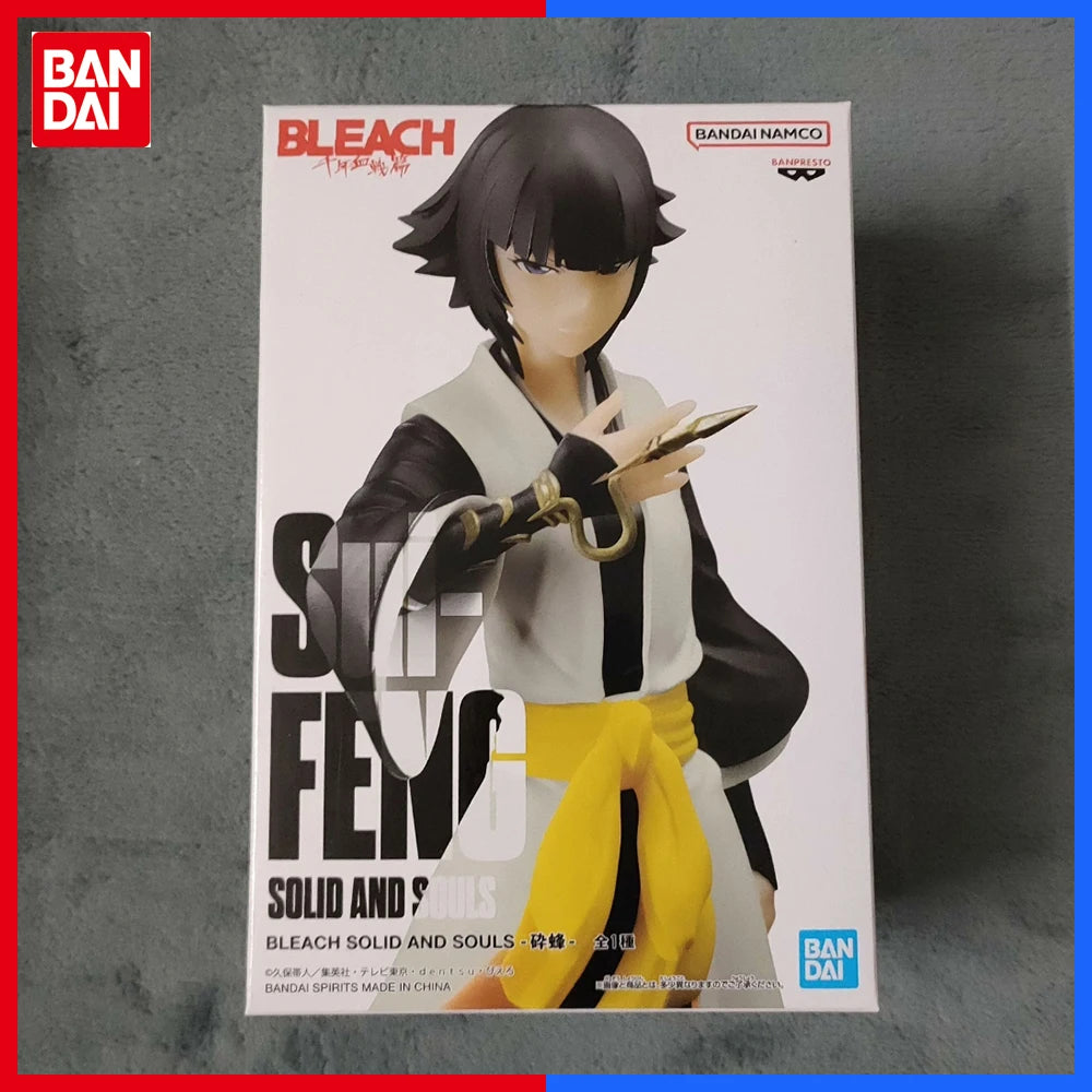 In Stock  Banpresto Original Anime Bleach Figure Ichigo Kurosaki Zaraki Kenpachi Hitsugaya Toushirou Soi Fon Model Toys