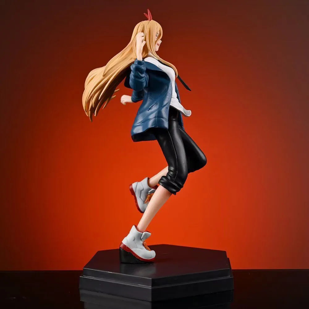 21Cm Chainsaw Man Anime Denji Figure Power Action Figure Pochita Figure Scene Ornament Makima Model Doll Makima Boxed Toys PVC