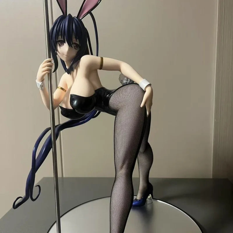 40Cm  Dxd Figure Himejima Akeno Sexy Bunny Girl Anime Collection Model Desktop Ornament Decorations Holiday Gift Toys