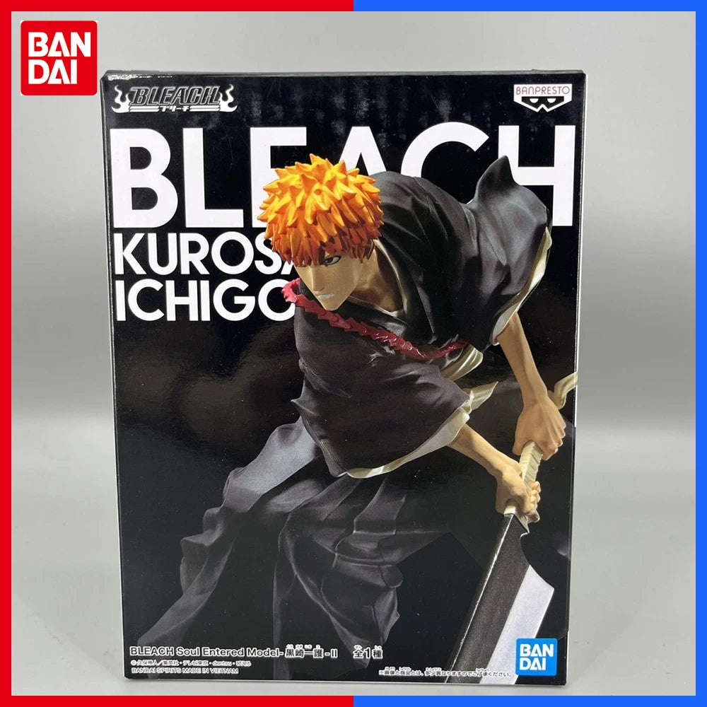 In Stock  Banpresto Original Anime Bleach Figure Ichigo Kurosaki Zaraki Kenpachi Hitsugaya Toushirou Soi Fon Model Toys