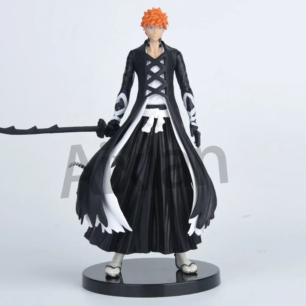 3Pcs BLEACH Anime Figure Kurosaki Ichigo PVC Action Figure Kuchiki Rukia Figurine Collectible Model Toys Kid Gift
