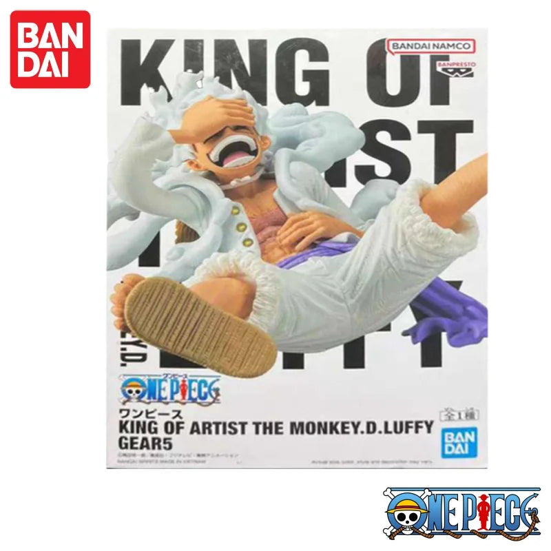 In Stock Original  One Piece Banpresto Koa Artist Luffy King Gear 5 Anime Figures Model Decoration Toy Ornament Gift