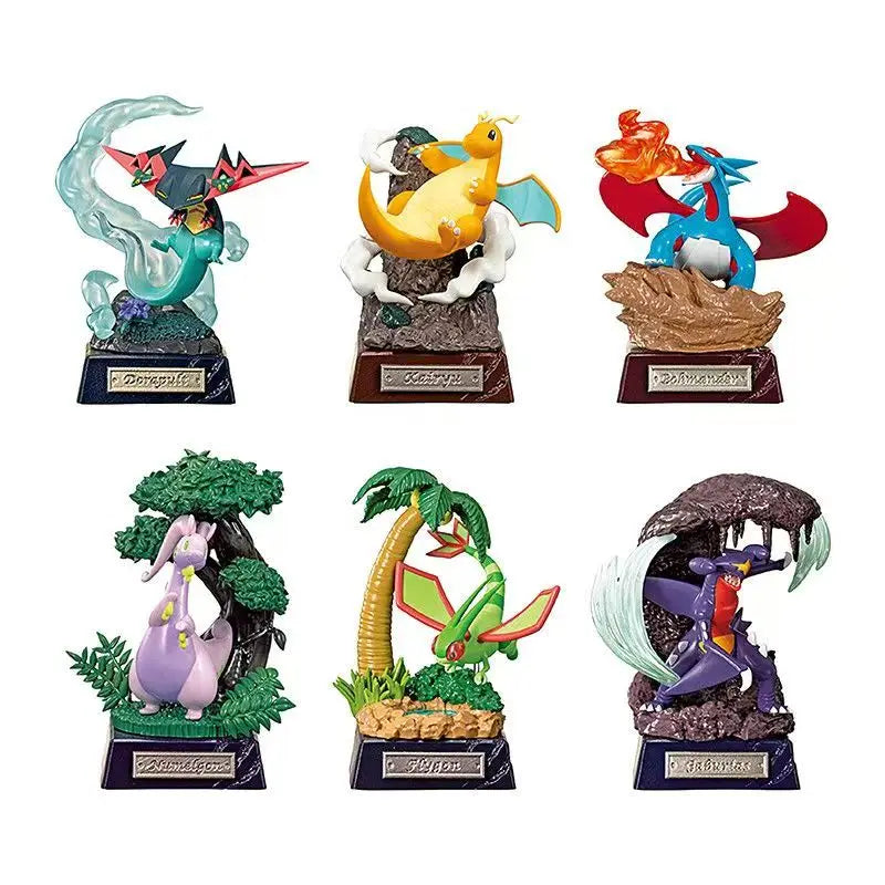 Pokemon Blind Box Figures Collectible Anime PVC Model Toys Pikachu Charizard Mewtwo Eevee Random Mystery Surprise Gift for Fans