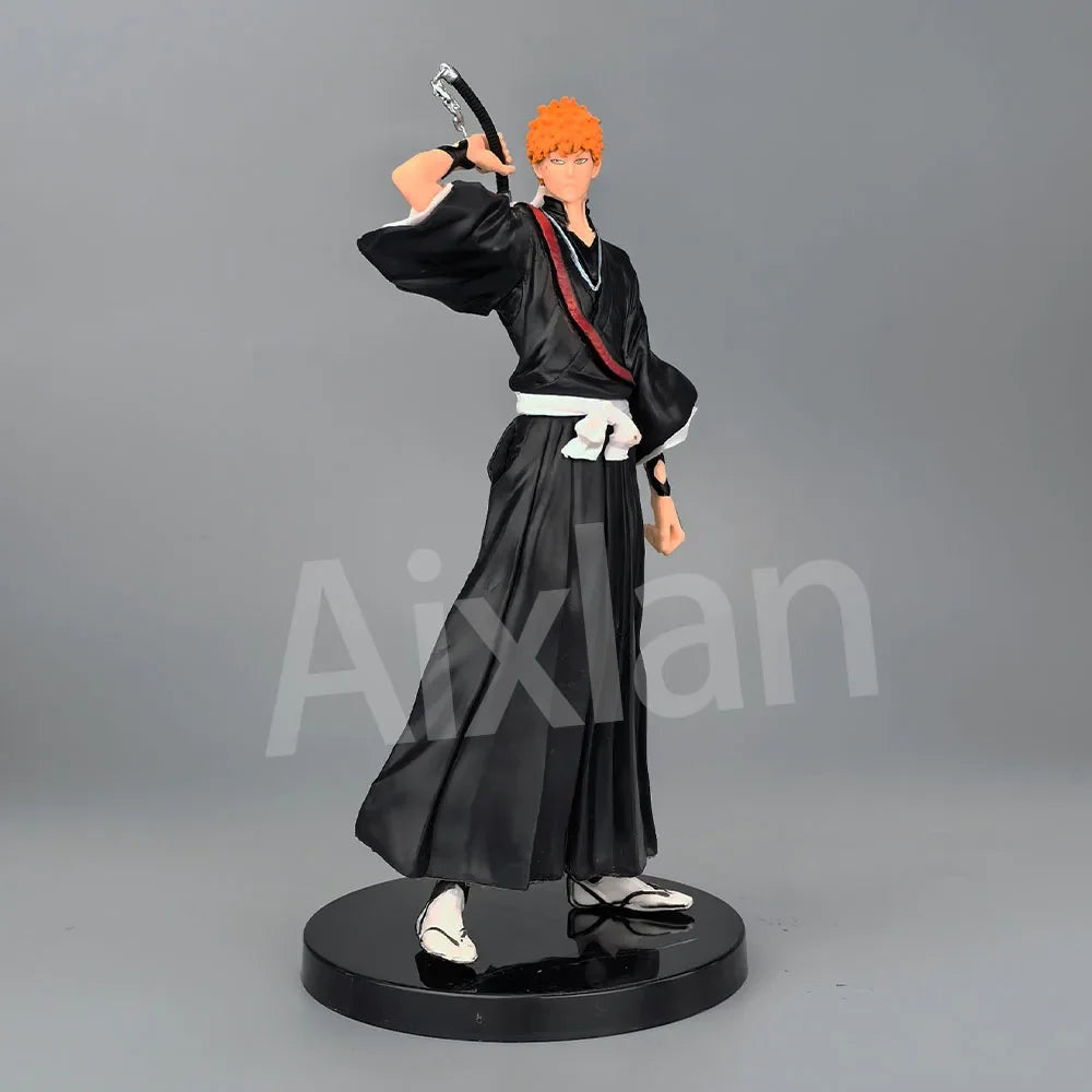 3Pcs BLEACH Anime Figure Kurosaki Ichigo PVC Action Figure Kuchiki Rukia Figurine Collectible Model Toys Kid Gift