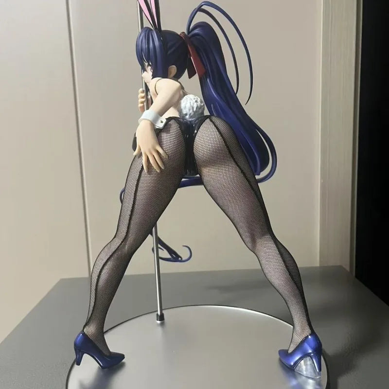 40Cm  Dxd Figure Himejima Akeno Sexy Bunny Girl Anime Collection Model Desktop Ornament Decorations Holiday Gift Toys
