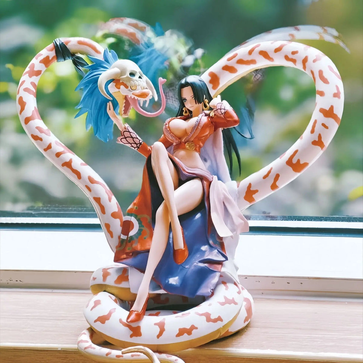 20Cm Anime Figure One Piece Figurine Garage Kit Boa Hancock Action Figures Toys Gift