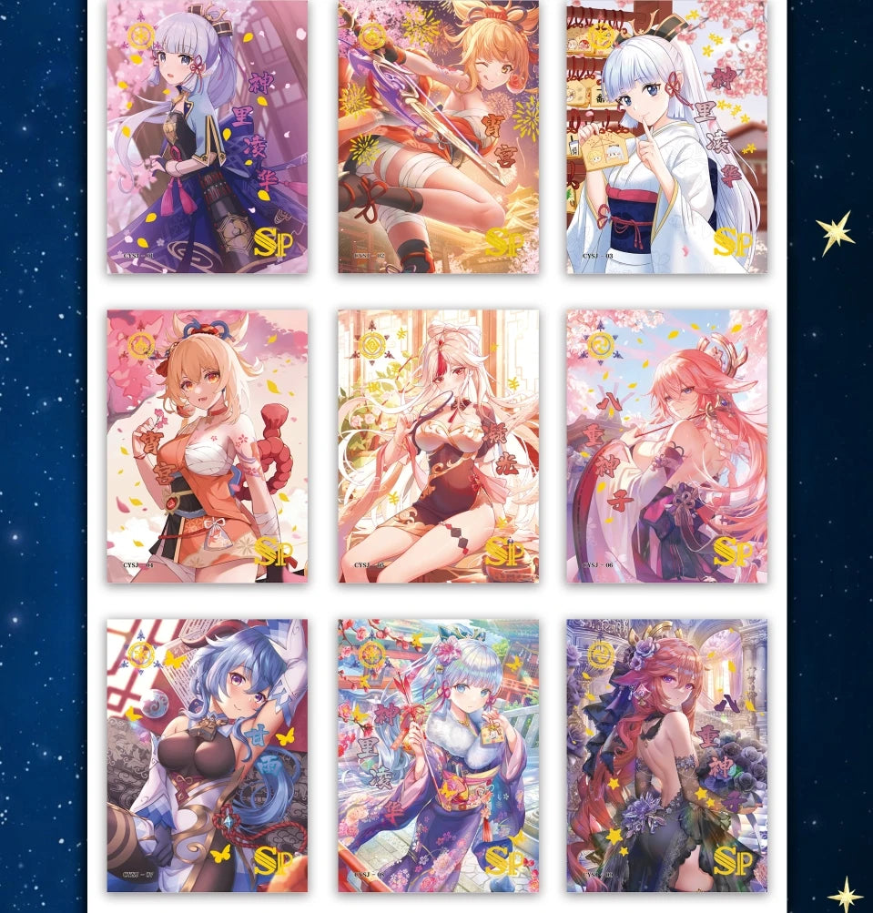 Japan Zero Anime Beauties Collection Cards for Children Goddess Alliance ACG Bikini Swimsuit Beauty Anime Figure Kids Table Toys