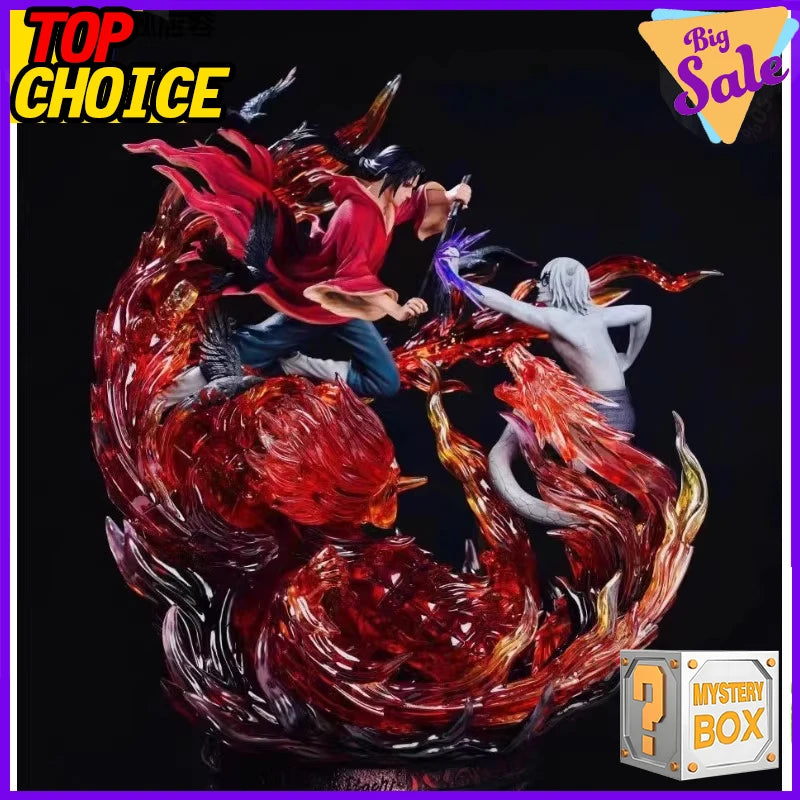 Naruto Anime Figure Kakashi Hatake Sasuke Uchiha 15-30 CM Blind Box Lucky Mystery Box Collection Gift for Fans Best Present