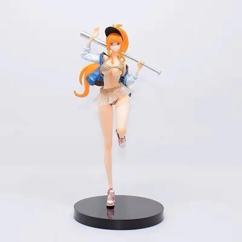 18Cm Boa Hancock Nico Robin Nami Anime Figure Sexy Beautiful Girl Manga Statue Action Figurine Collectible Model Toys