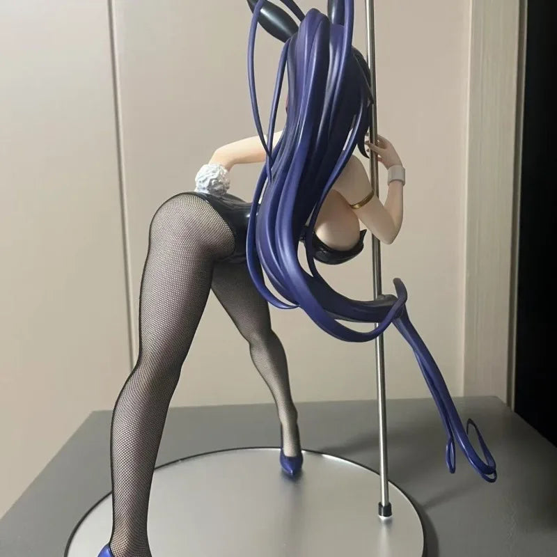 40Cm  Dxd Figure Himejima Akeno Sexy Bunny Girl Anime Collection Model Desktop Ornament Decorations Holiday Gift Toys