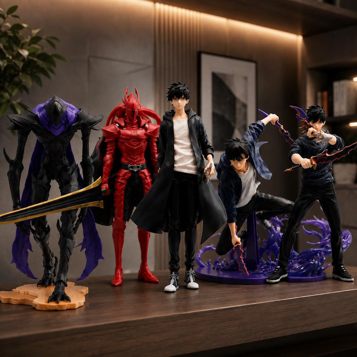 Solo Leveling figure set